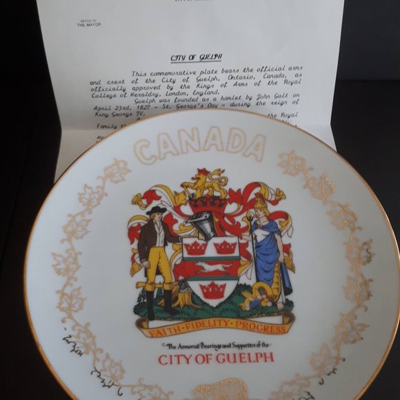 RARE City of Guelph, Ontario New collector's plate - Picture 4 of 9